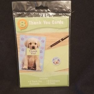 Pack of 8 Thank You cards with Envelopes & Seals